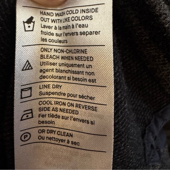 Vince Men’s Long Sleeve 100% Cotton Gray Striped Preppy Polo Pullover Sz XL - Picture 8 of 11